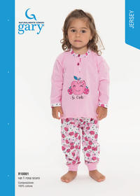 BABY GIRL PAJAMAS L/S R10001 Tellini S.r.l. Wholesale Clothing